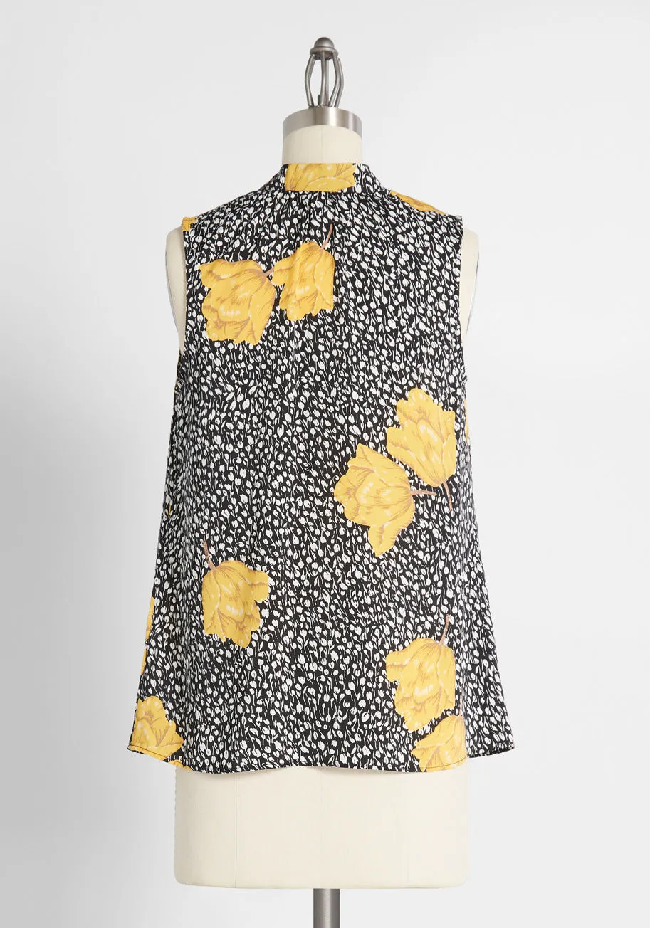 Woven You Know Sleeveless Blouse sold by Modcloth product image thumbnail 3