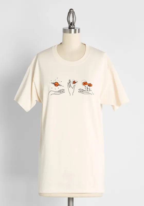 In The Palm of Your Hand Graphic Tee sold by Modcloth