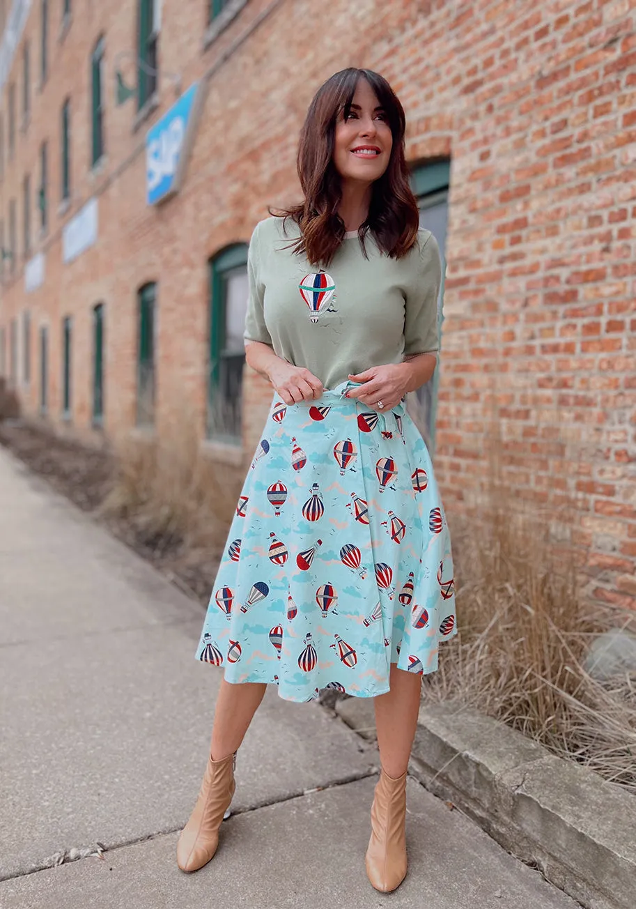 Feels Like Soaring Wrap Skirt sold by Modcloth product image thumbnail 2