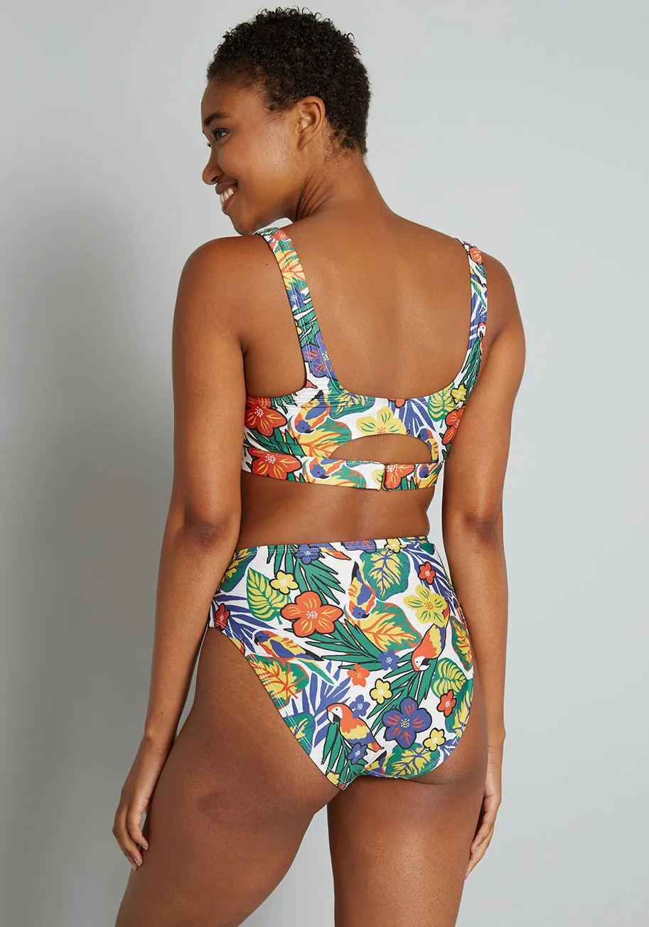 The Franky High-Waisted Bikini Bottom sold by Modcloth product image thumbnail 2