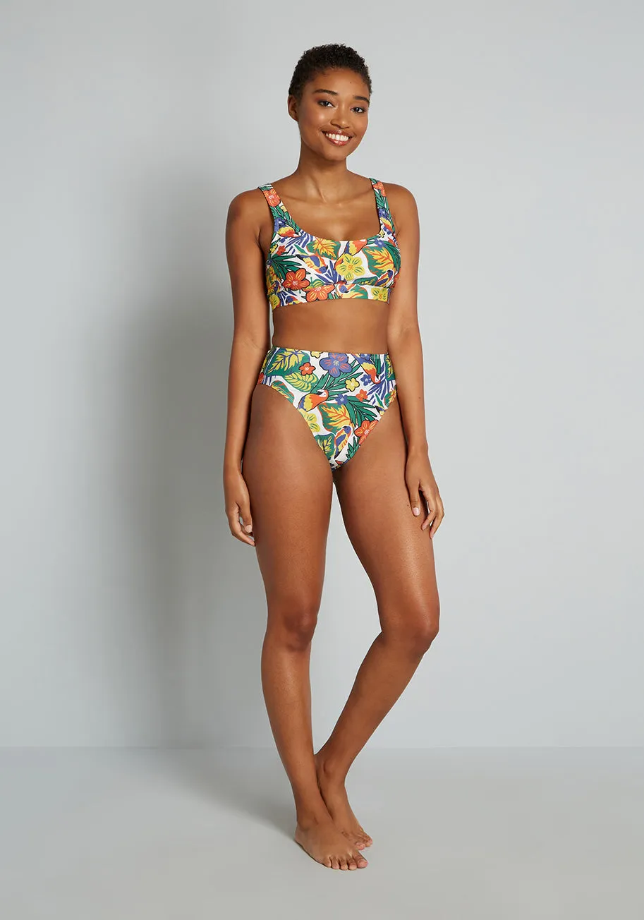 The Franky High-Waisted Bikini Bottom sold by Modcloth product image thumbnail 3