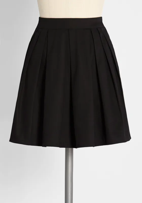 In Your Dreams Pleated Mini Skirt sold by Modcloth