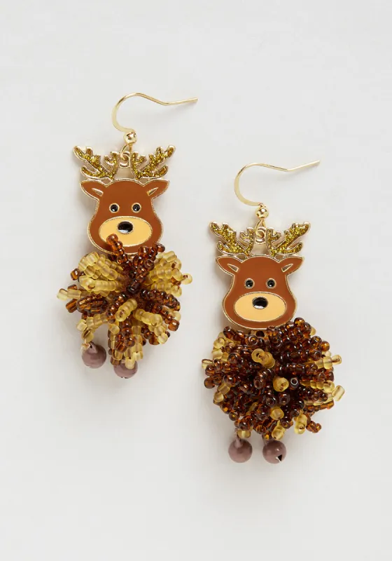 Ravishing Reindeer Earrings sold by Modcloth