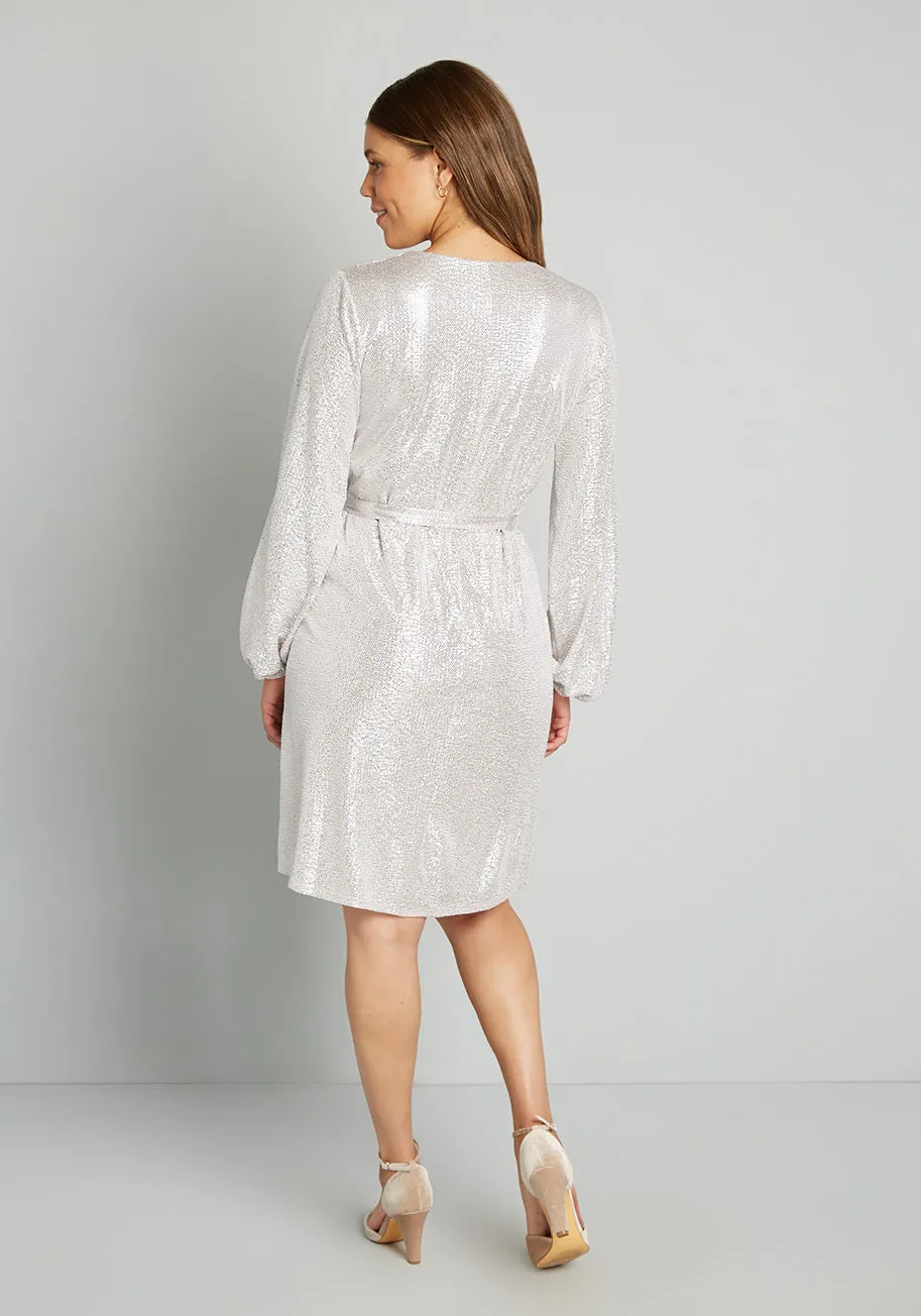 Disco Inferno Wrap Dress sold by Modcloth product image thumbnail 2