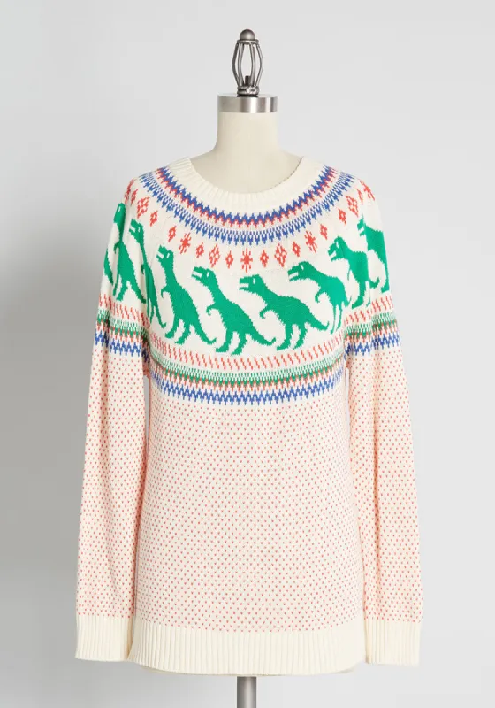 Rawr Ambition Fair Isle Sweater sold by Modcloth