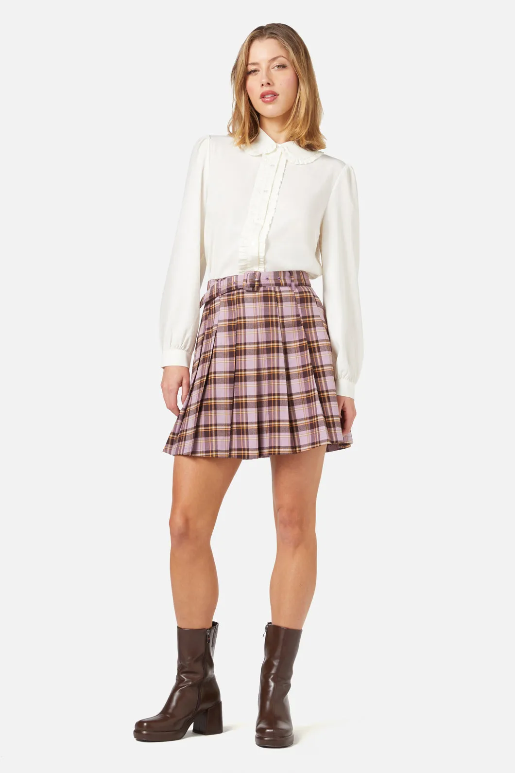 Jeannie Check Mini Skirt sold by Modcloth product image thumbnail 2