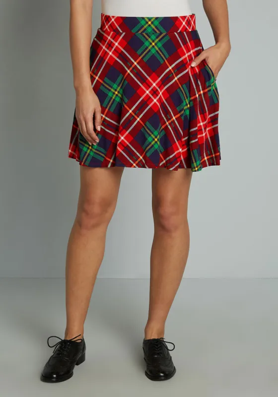 Excellence Attained Mini Skirt sold by Modcloth