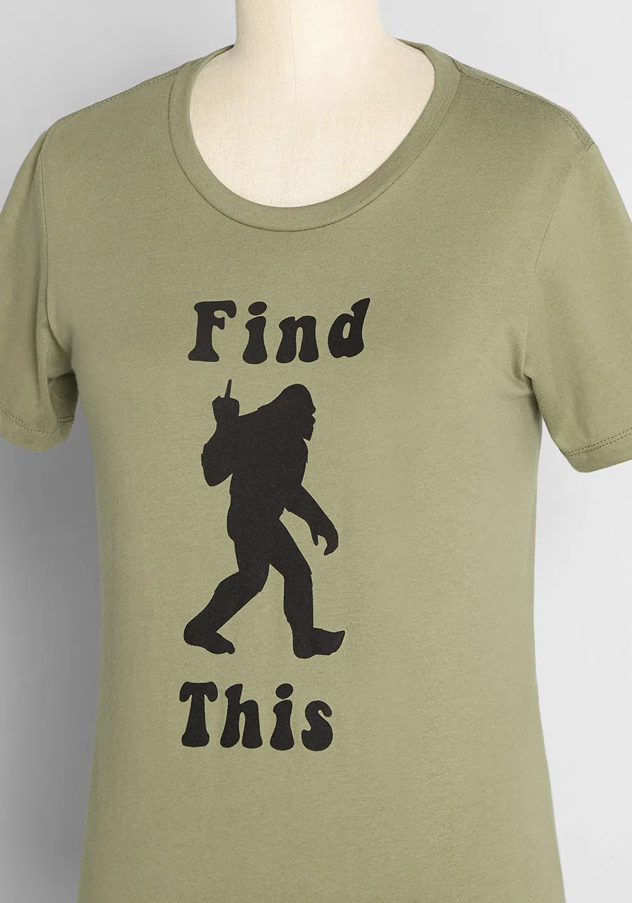 Go Find Yourself Graphic Tee sold by Modcloth product image thumbnail 3