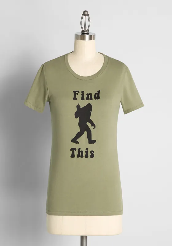 Go Find Yourself Graphic Tee sold by Modcloth