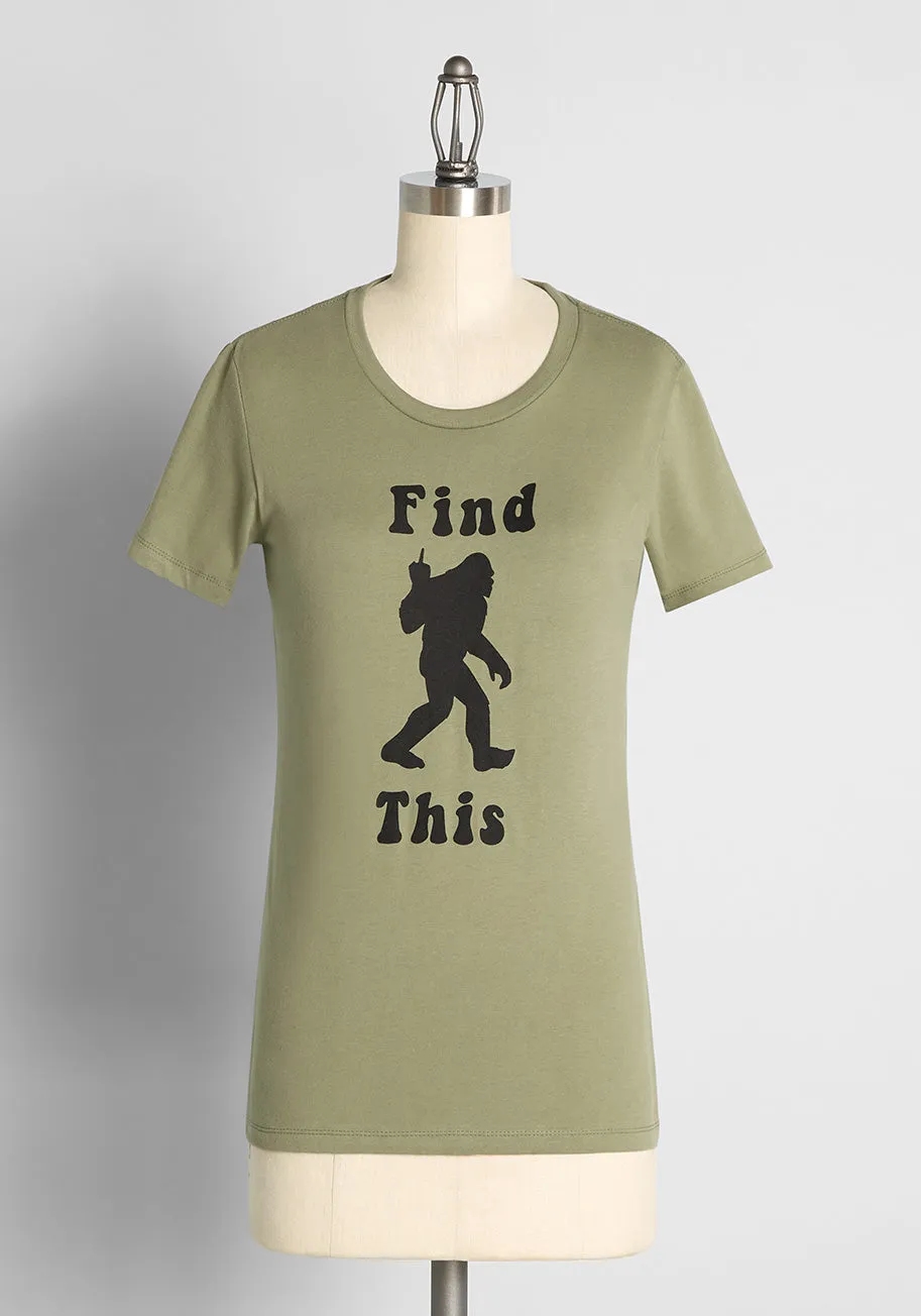 Go Find Yourself Graphic Tee sold by Modcloth