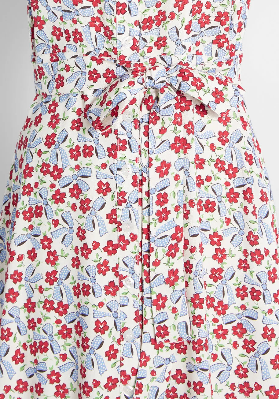 Time Ties When You're Having Fun Midi Shirt Dress sold by Modcloth product image thumbnail 3