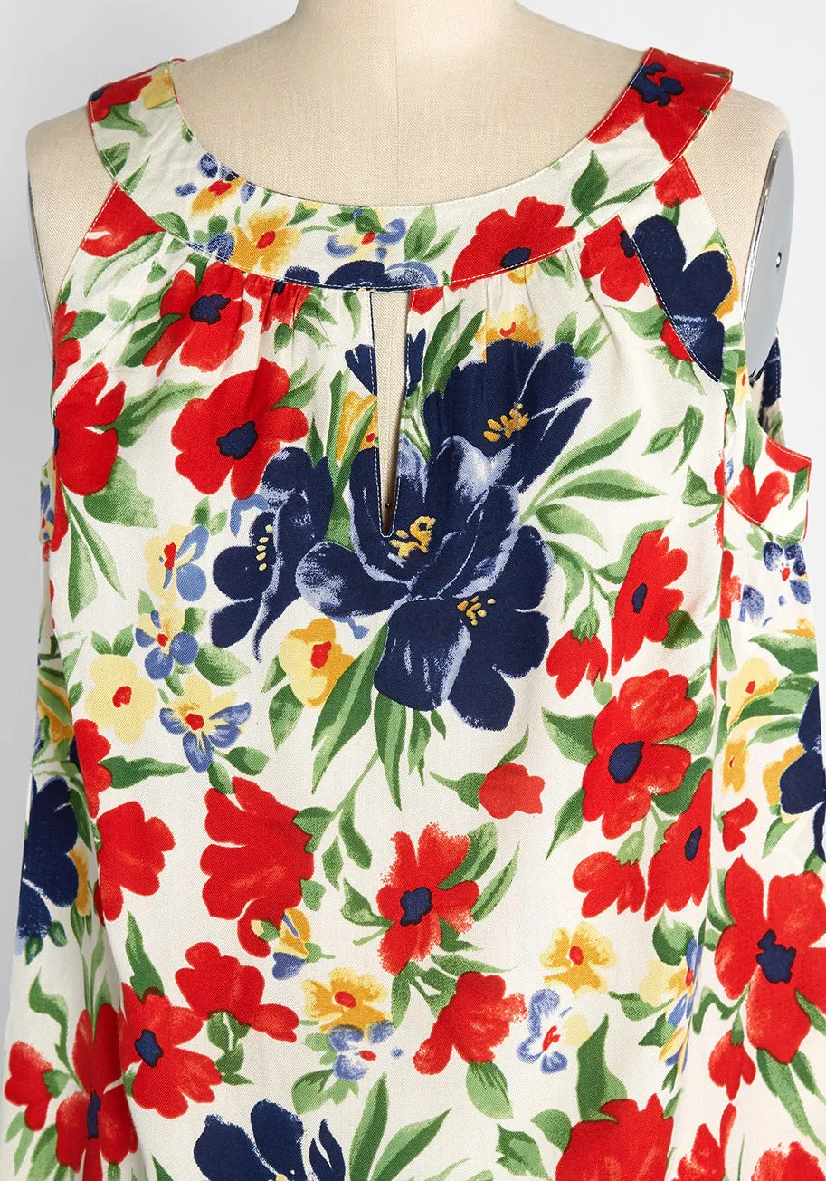 Blooming In the Breeze Sleeveless Top sold by Modcloth product image thumbnail 3