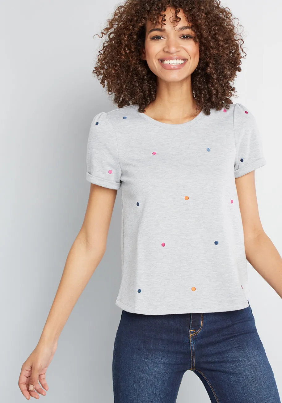 Plan on It Short Sleeve Sweatshirt sold by Modcloth