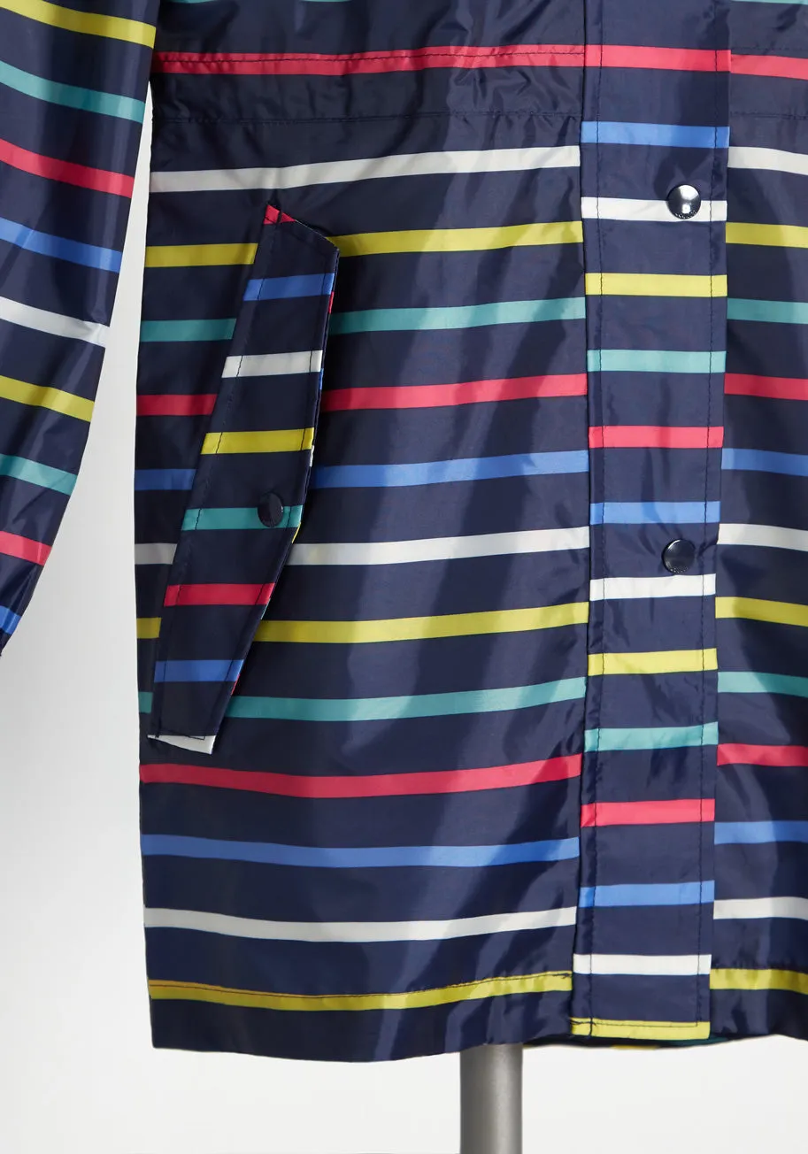 More Rainbows to Come Rain Jacket sold by Modcloth product image thumbnail 3