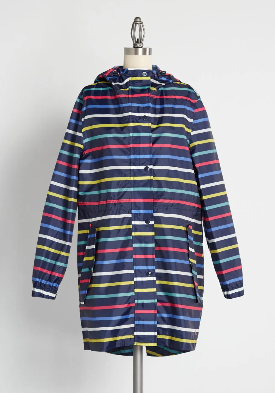 More Rainbows to Come Rain Jacket sold by Modcloth