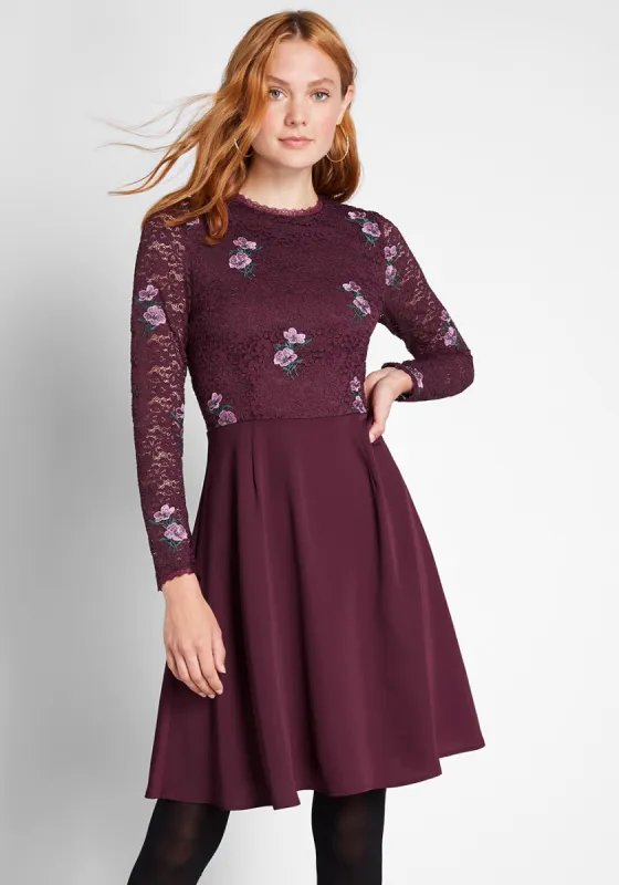 Ready to Bloom A-Line Dress sold by Modcloth