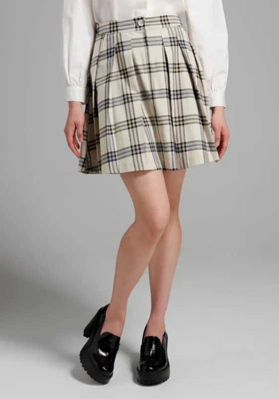 Gone Schooling Tartan Mini Skirt sold by Modcloth