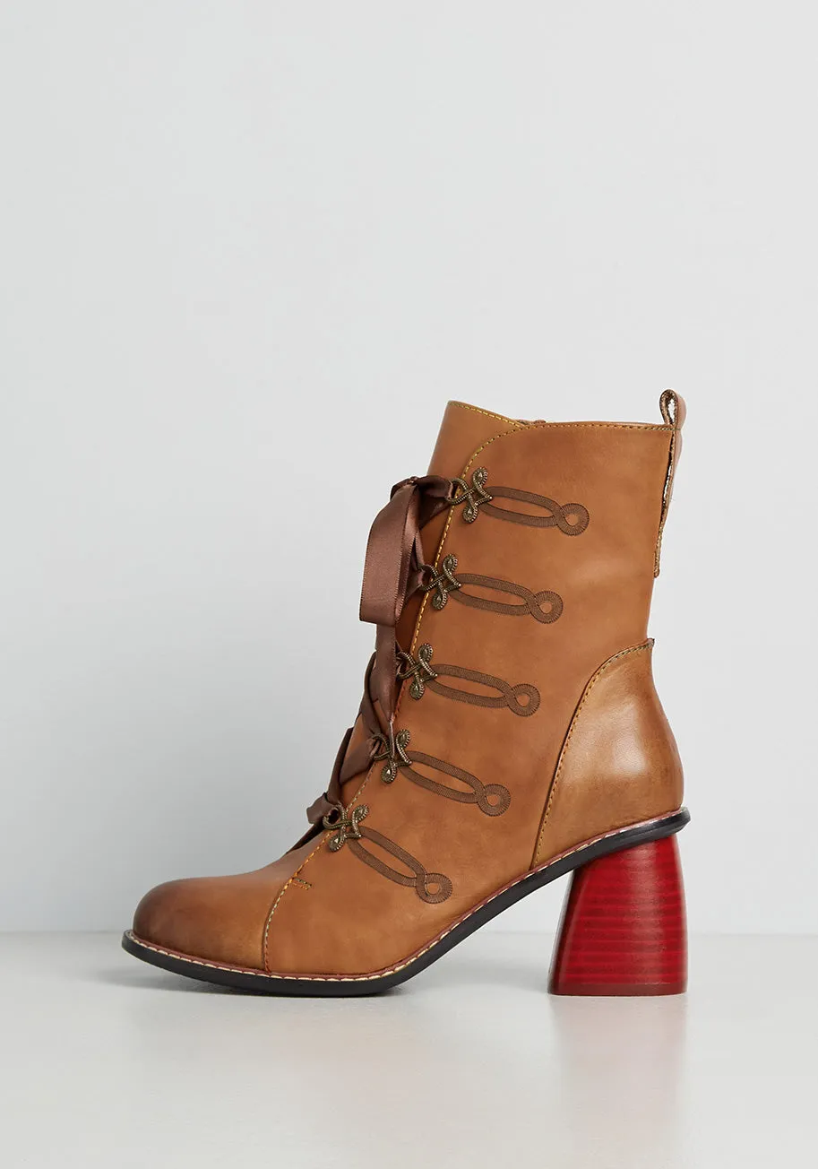 Impossible To Overlook Lace-Up Boot sold by Modcloth product image thumbnail 2