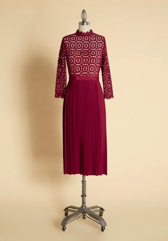 Romance Gone Rogue Midi Dress sold by Modcloth