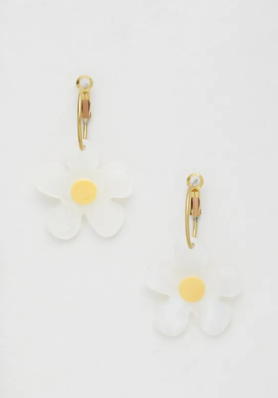 Hazy Daisy Dangle Earrings sold by Modcloth