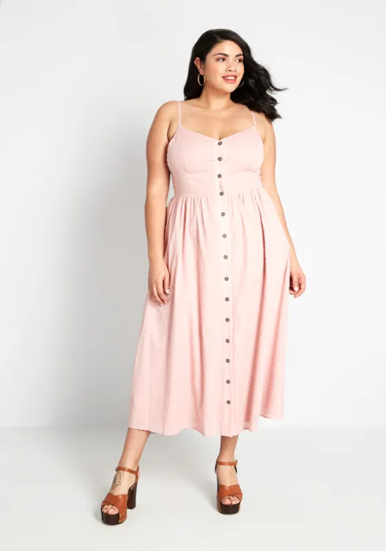Quite Clearly Charismatic Midi Dress sold by Modcloth