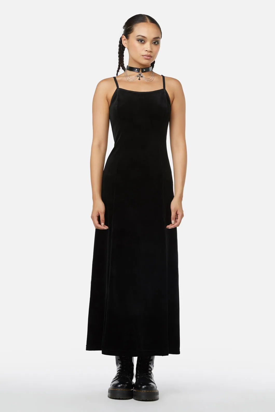 Obsidian Velvet Dress sold by Modcloth product image thumbnail 2