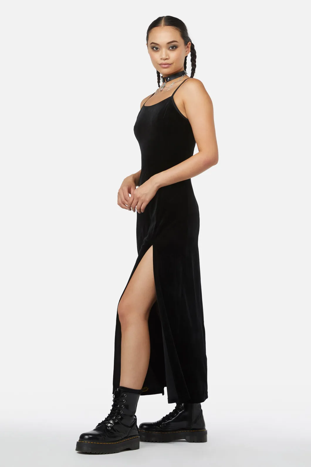 Obsidian Velvet Dress sold by Modcloth product image thumbnail 4