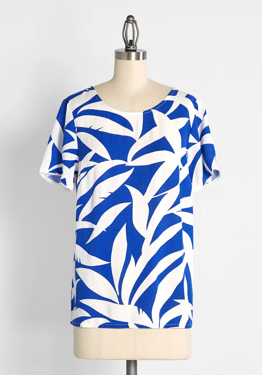 The Skies Beyond Top sold by Modcloth