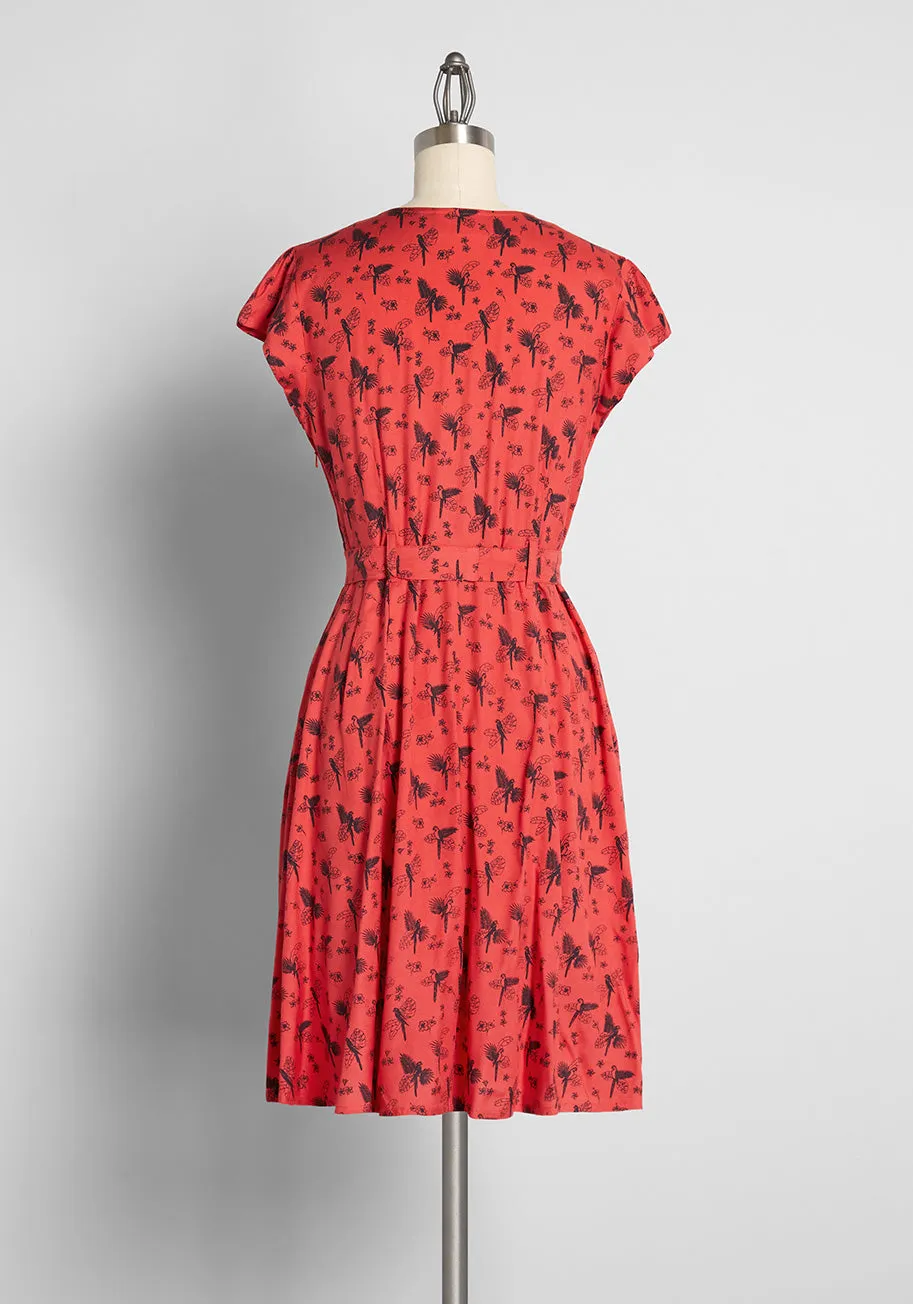 My Own Personal Paradise Fit and Flare Dress sold by Modcloth product image thumbnail 2