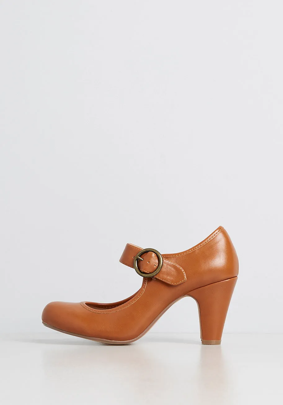 A Striking Impression Ankle Strap Heel sold by Modcloth product image thumbnail 2