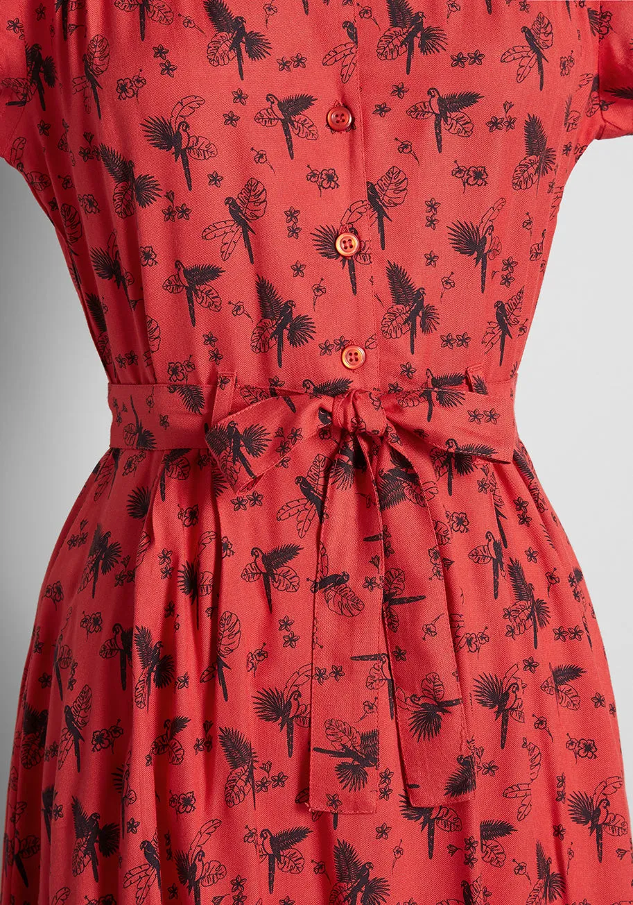 My Own Personal Paradise Fit and Flare Dress sold by Modcloth product image thumbnail 3