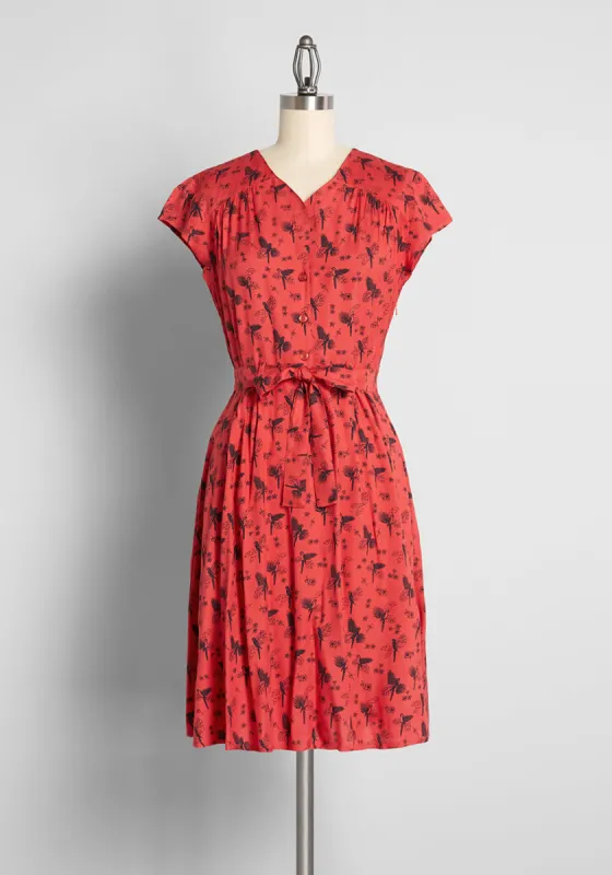 My Own Personal Paradise Fit and Flare Dress sold by Modcloth