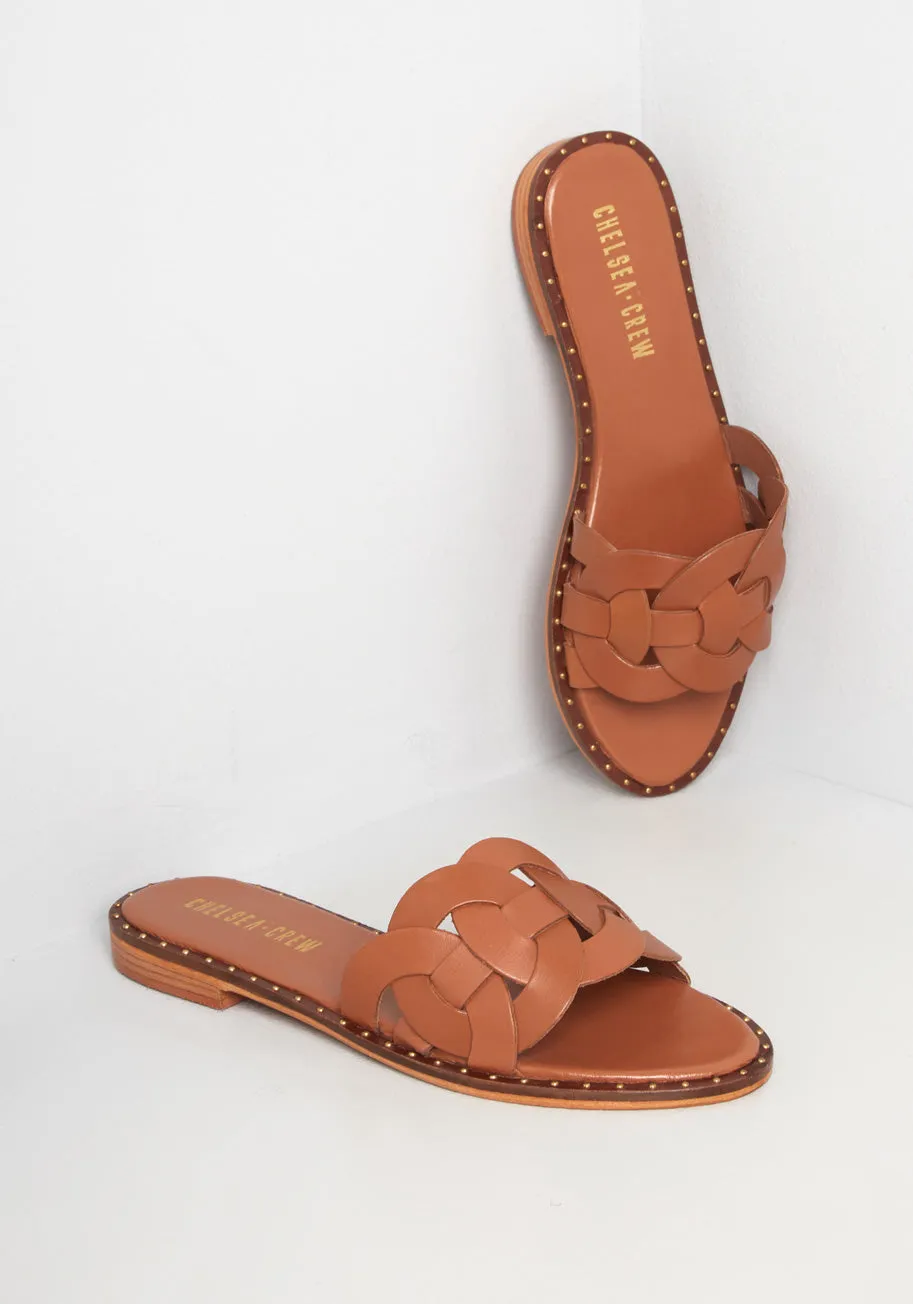 A Chic Summer to Remember Slide Sandal sold by Modcloth