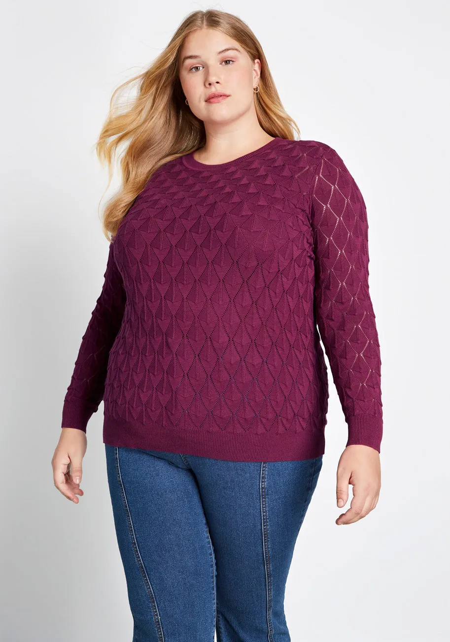 Looking Lively Textured Sweater sold by Modcloth product image thumbnail 5