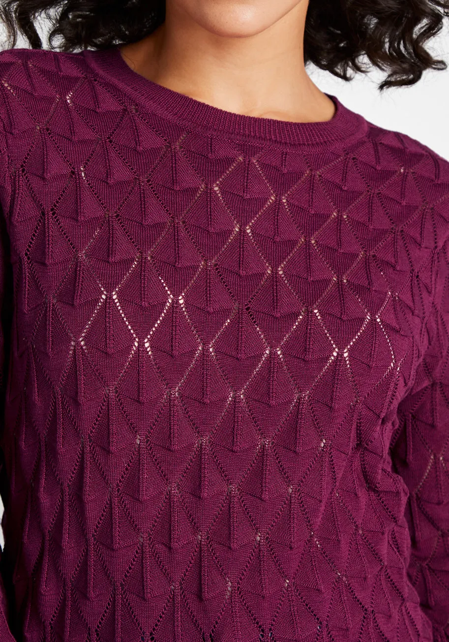 Looking Lively Textured Sweater sold by Modcloth product image thumbnail 4