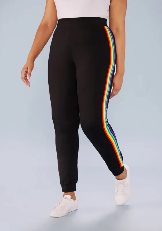 ModCloth x Collectif Retro Rainbow Catcher Joggers sold by Modcloth