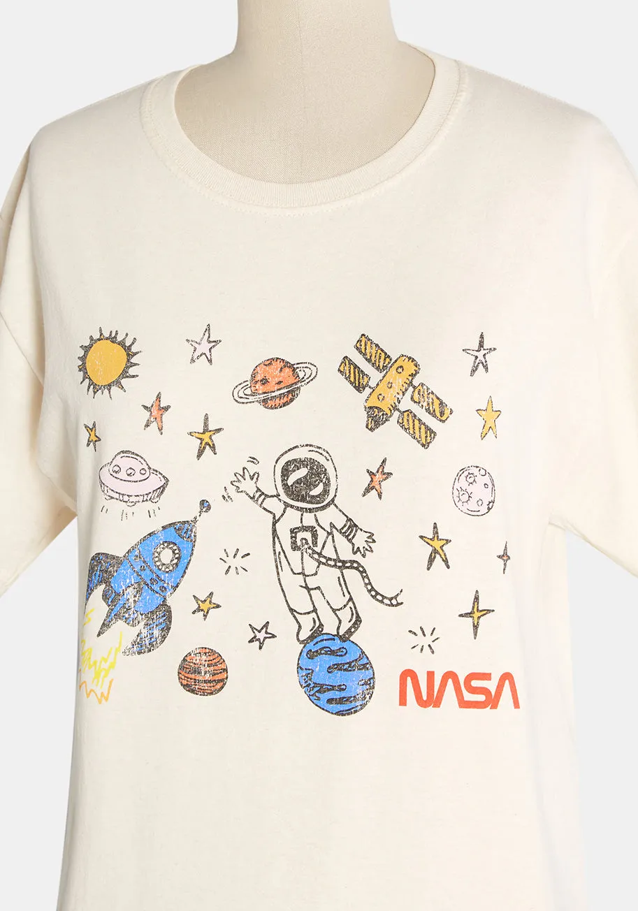 Sketching About Space Graphic Tee sold by Modcloth product image thumbnail 3
