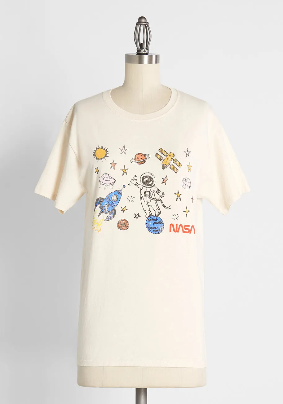 Sketching About Space Graphic Tee sold by Modcloth