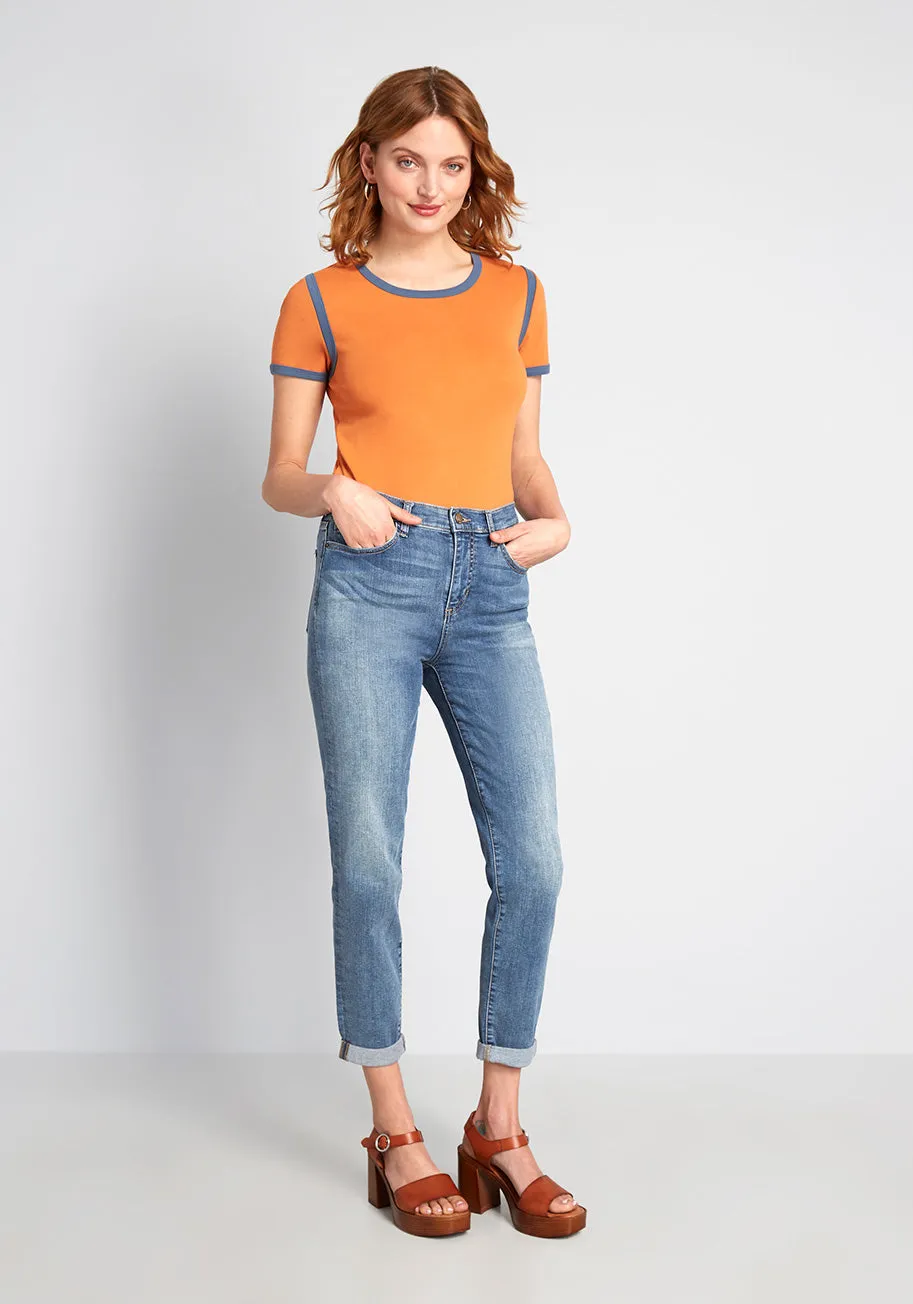 The DTLA Cuffed Jeans sold by Modcloth product image thumbnail 3