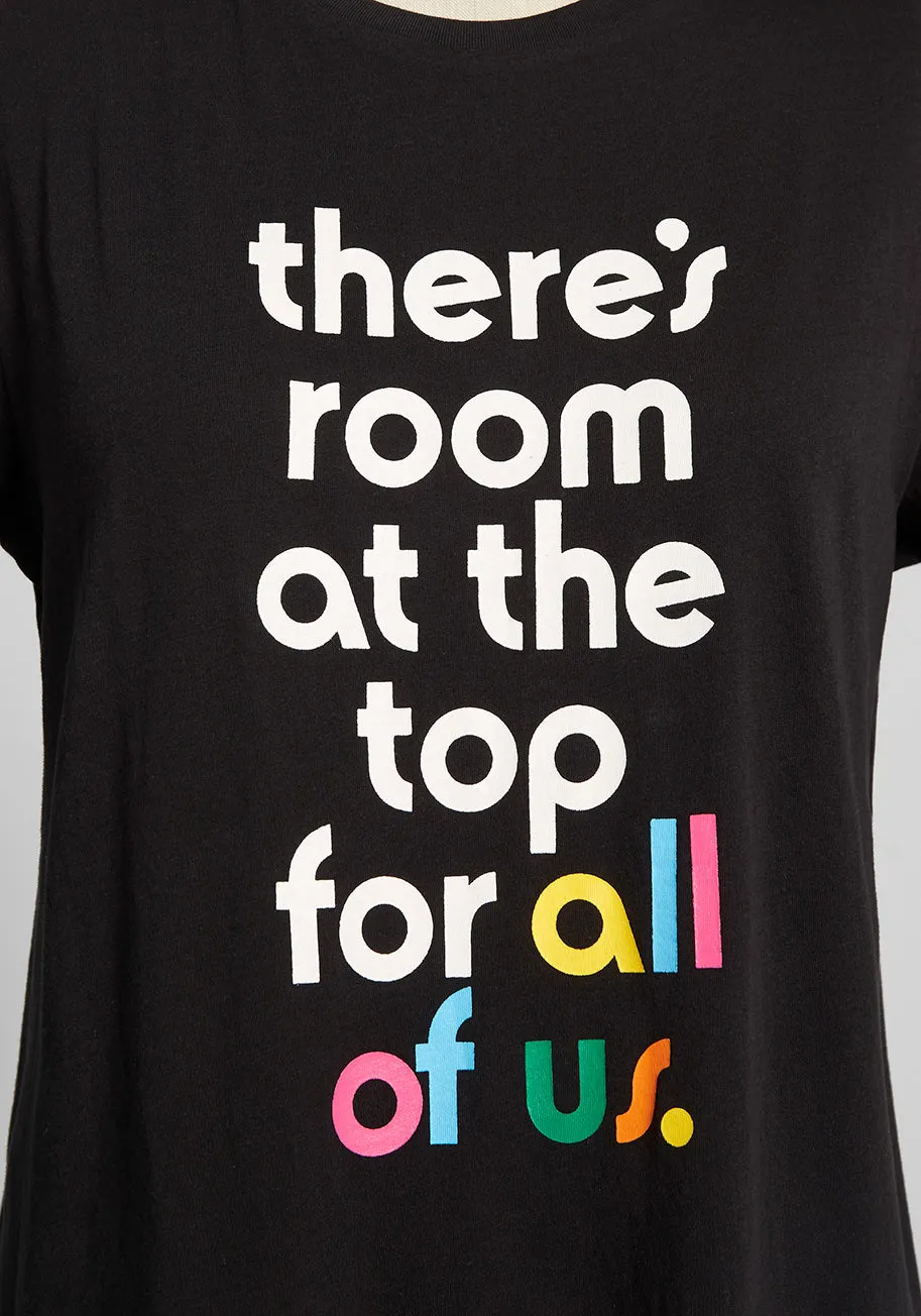 There's Room At the Top Graphic Tee sold by Modcloth product image thumbnail 2