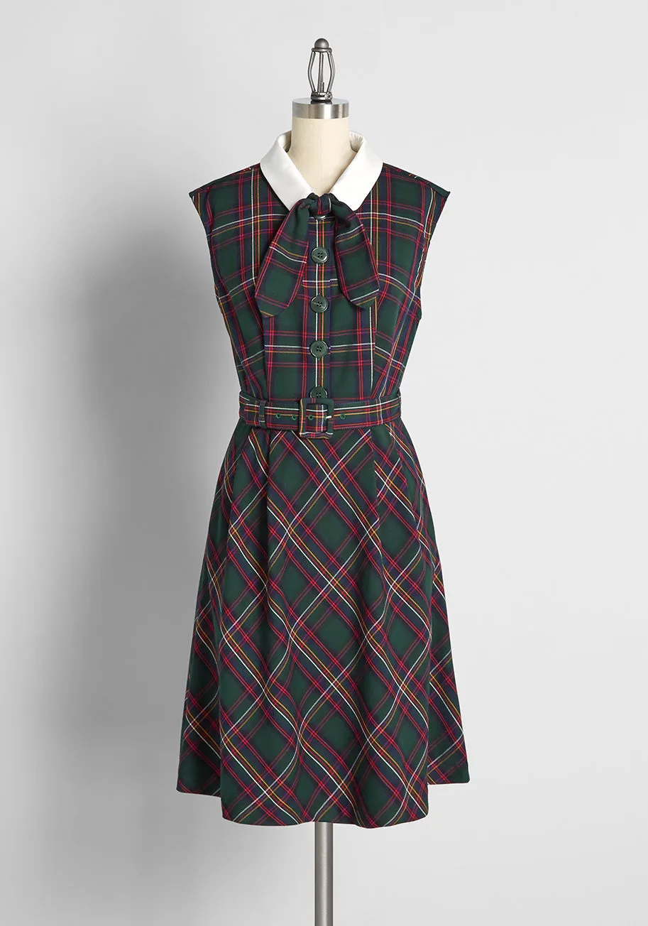 Prep School Posh Fit And Flare Dress sold by Modcloth product image thumbnail 5