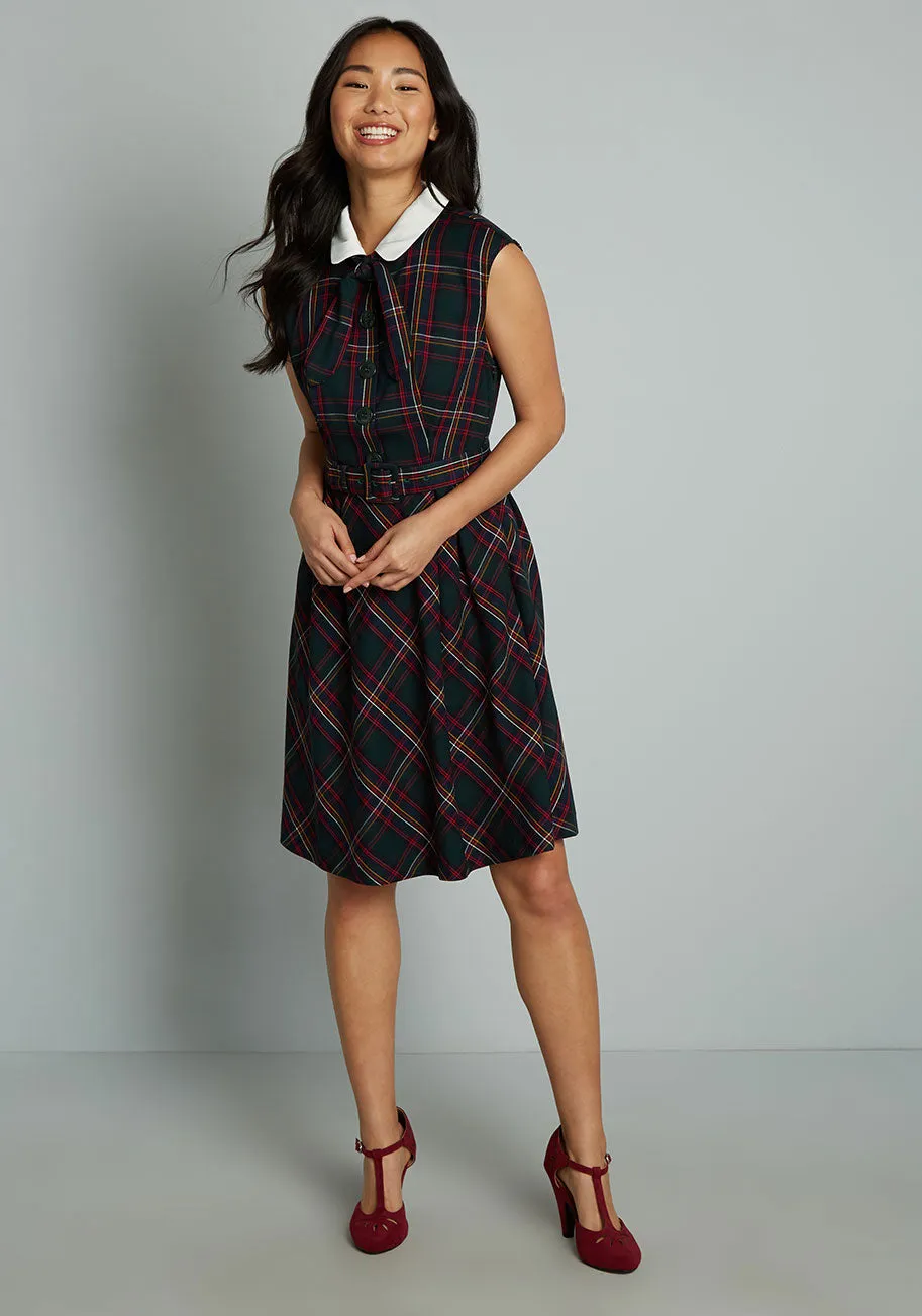 Prep School Posh Fit And Flare Dress sold by Modcloth product image thumbnail 3