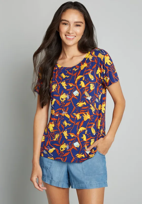 Instant Hit Relaxed Fit Tee sold by Modcloth