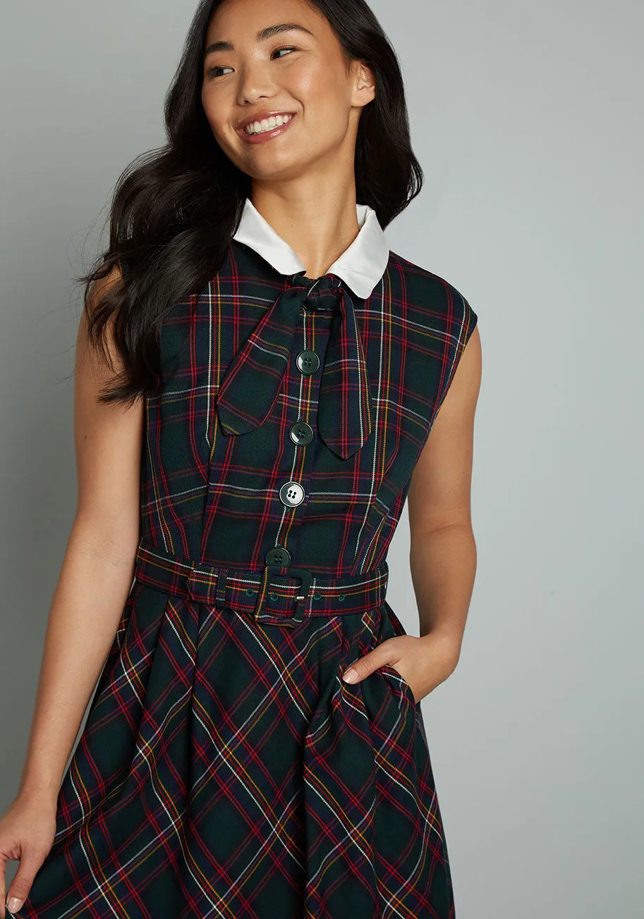Prep School Posh Fit And Flare Dress sold by Modcloth product image thumbnail 4