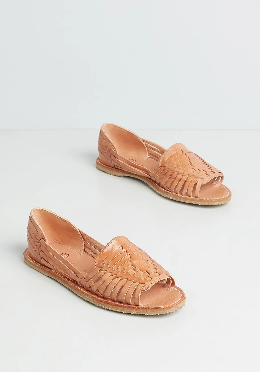 Happy-Go-Lucky Huarache Sandal sold by Modcloth