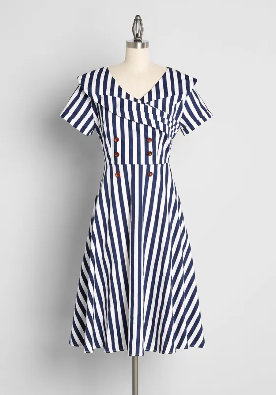 Be My Soul Matey Swing Dress sold by Modcloth
