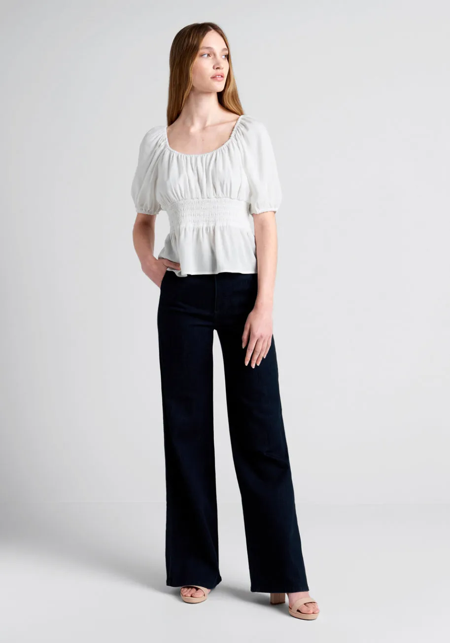 Seaside Picnic Peplum Top sold by Modcloth product image thumbnail 3