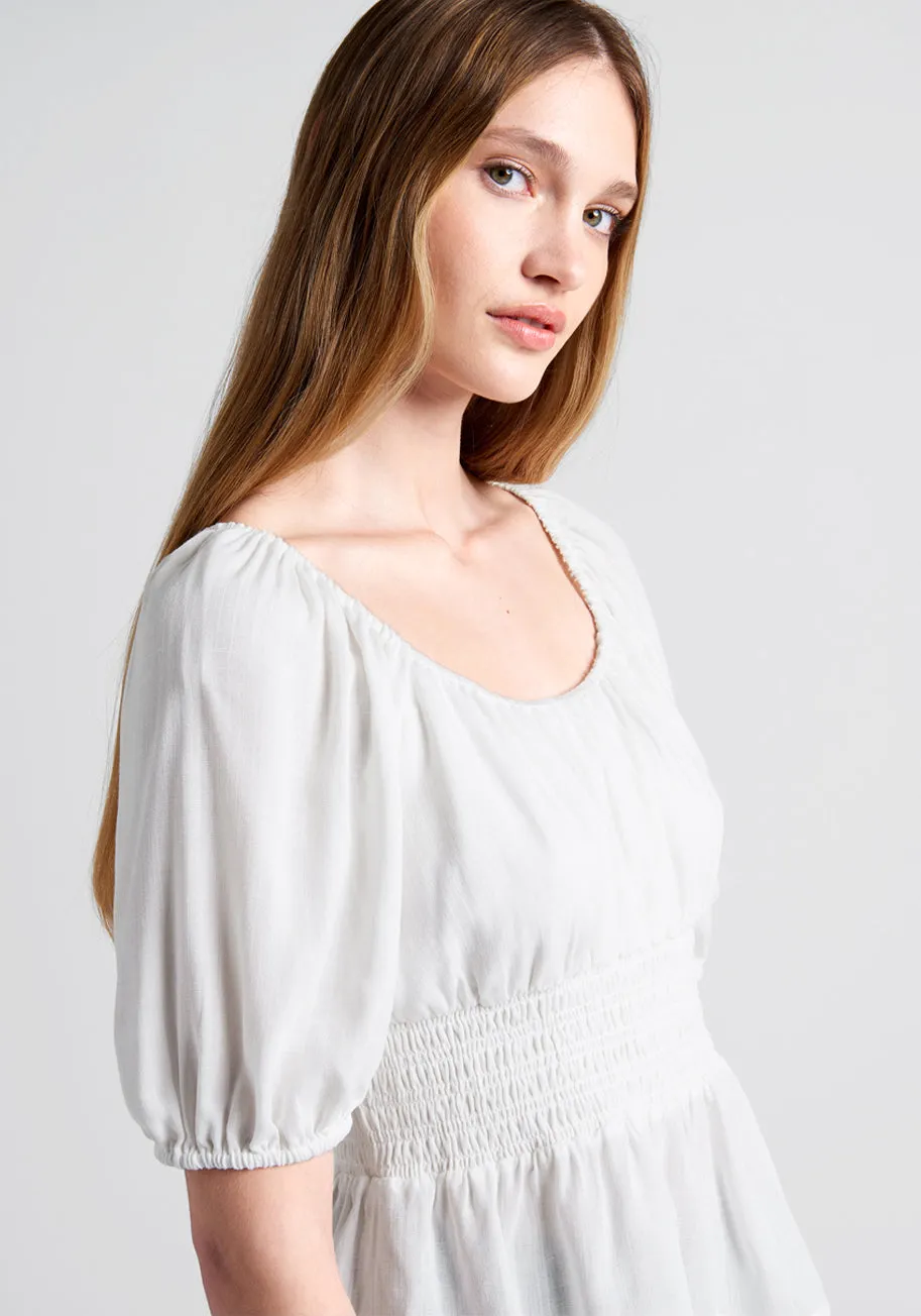 Seaside Picnic Peplum Top sold by Modcloth product image thumbnail 4