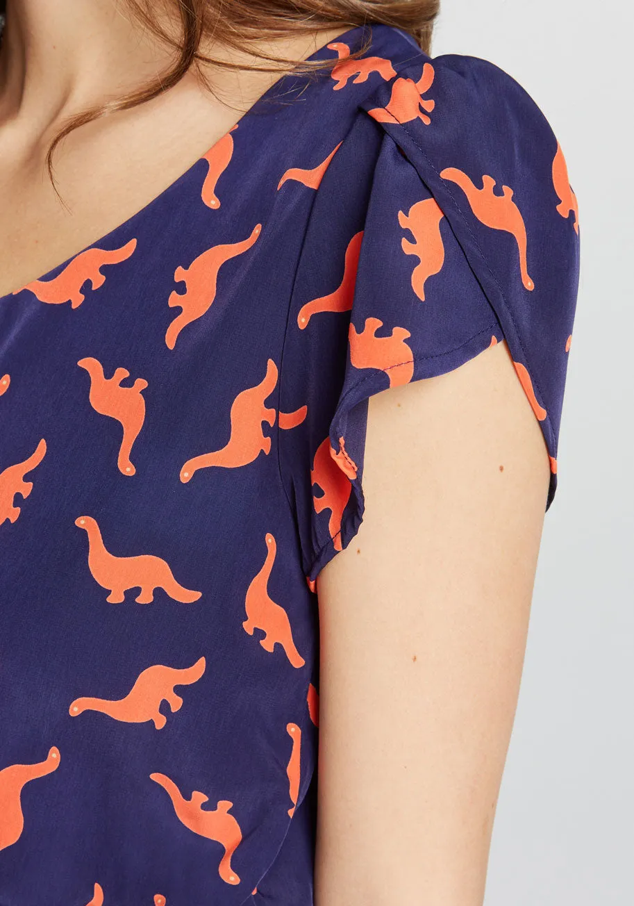 Oh My Gosh A-Line Dress sold by Modcloth product image thumbnail 4