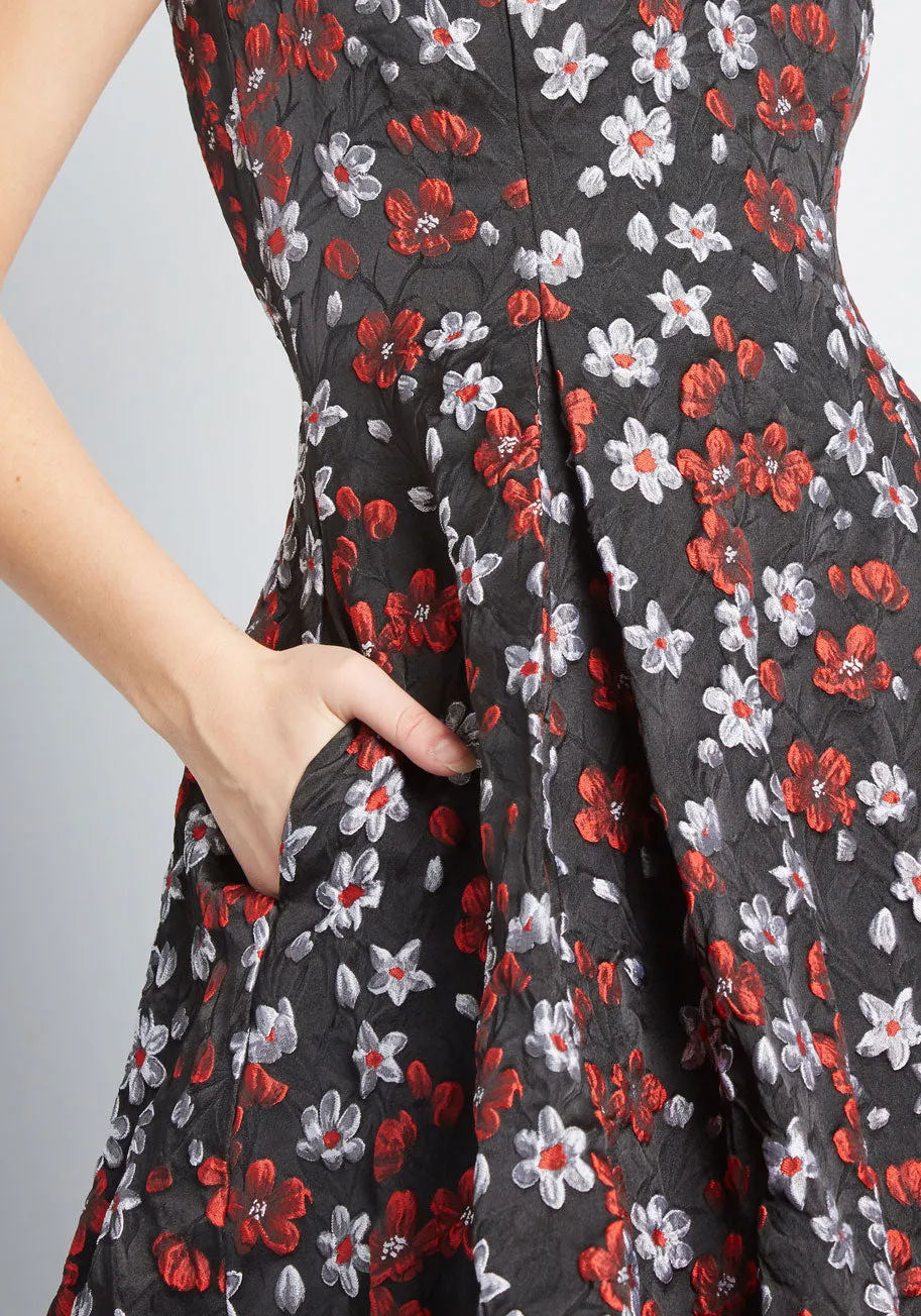 Serendipitous Bliss Midi Dress sold by Modcloth product image thumbnail 4